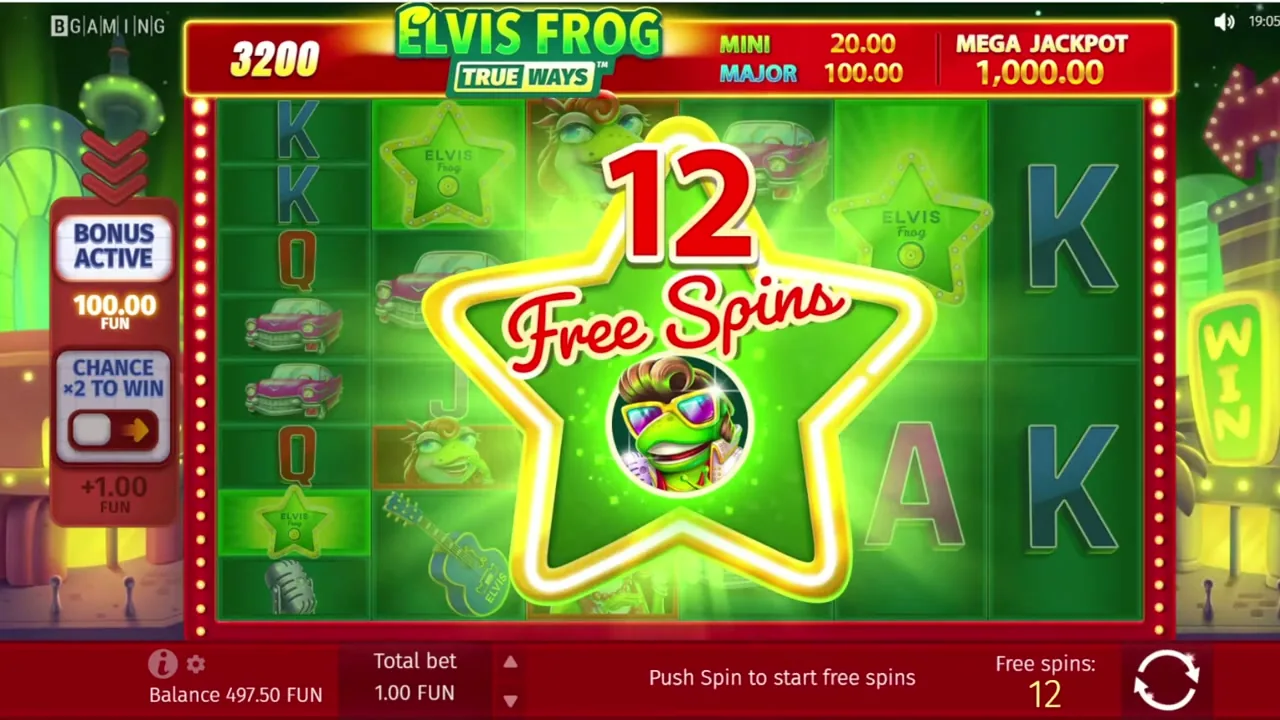 Elvis Frog in Vegas