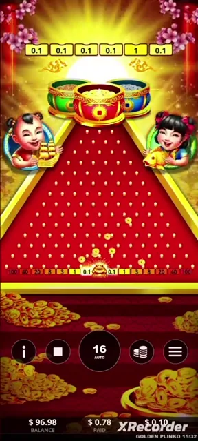 Golden Plinko