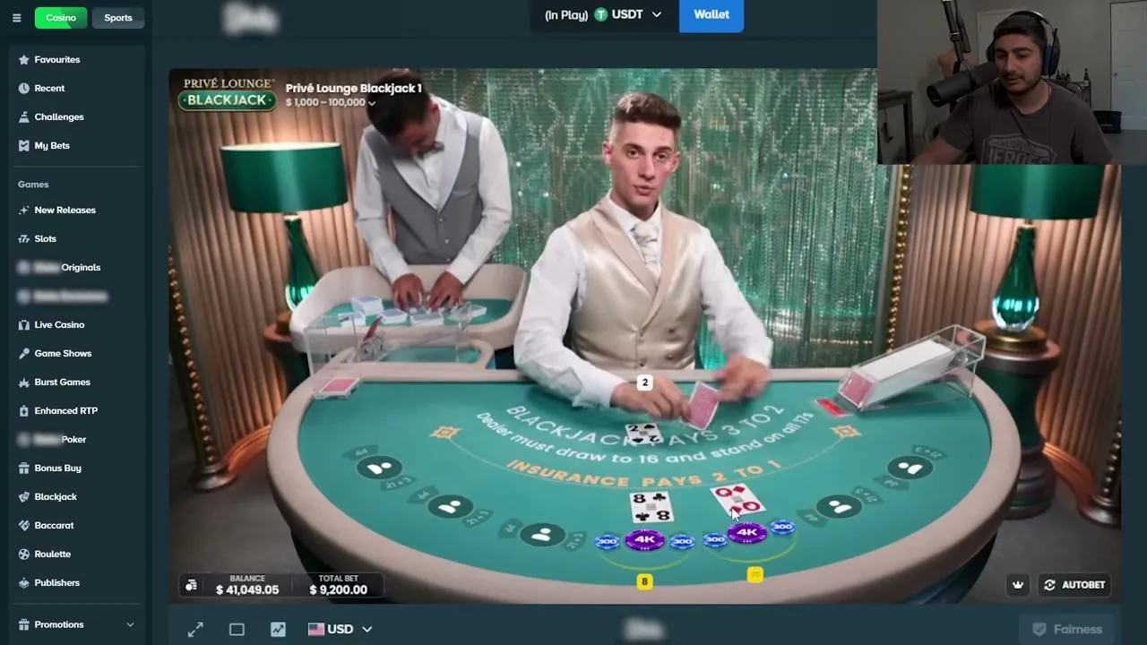 Juegos en vivo y de mesa