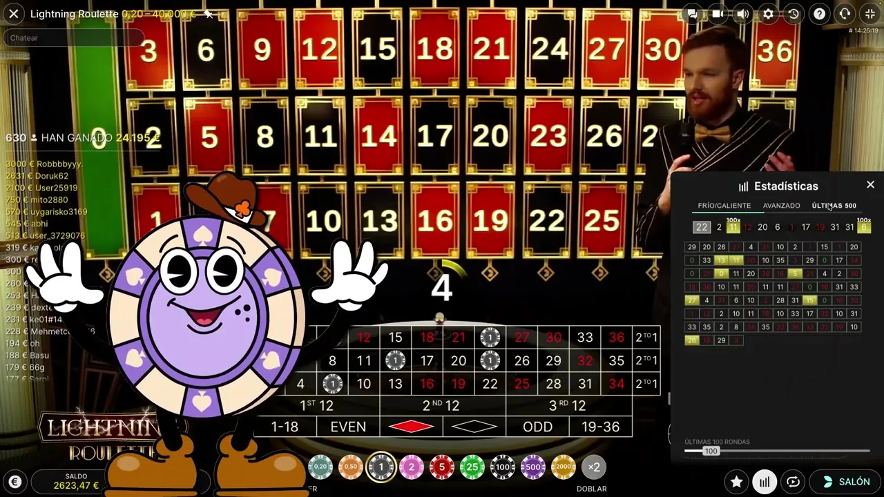 Ruleta Relámpago en Vivo